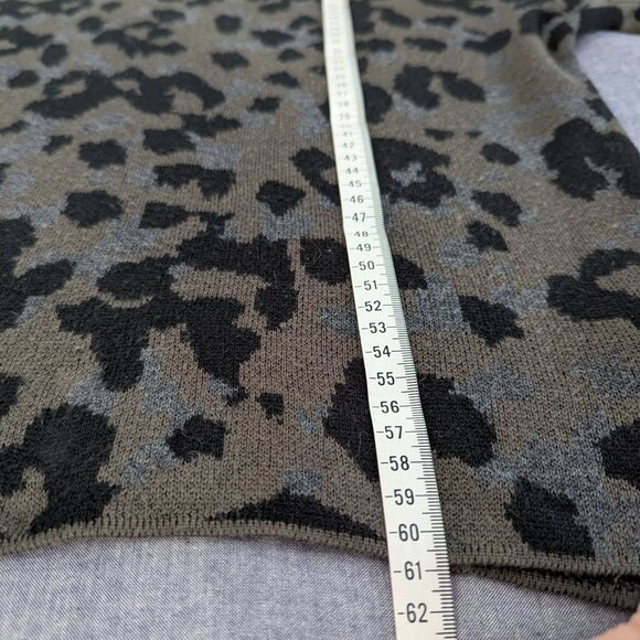 Anthropologie Leopard Women's Hooded Sweater - Size L - Picture 8 of 11